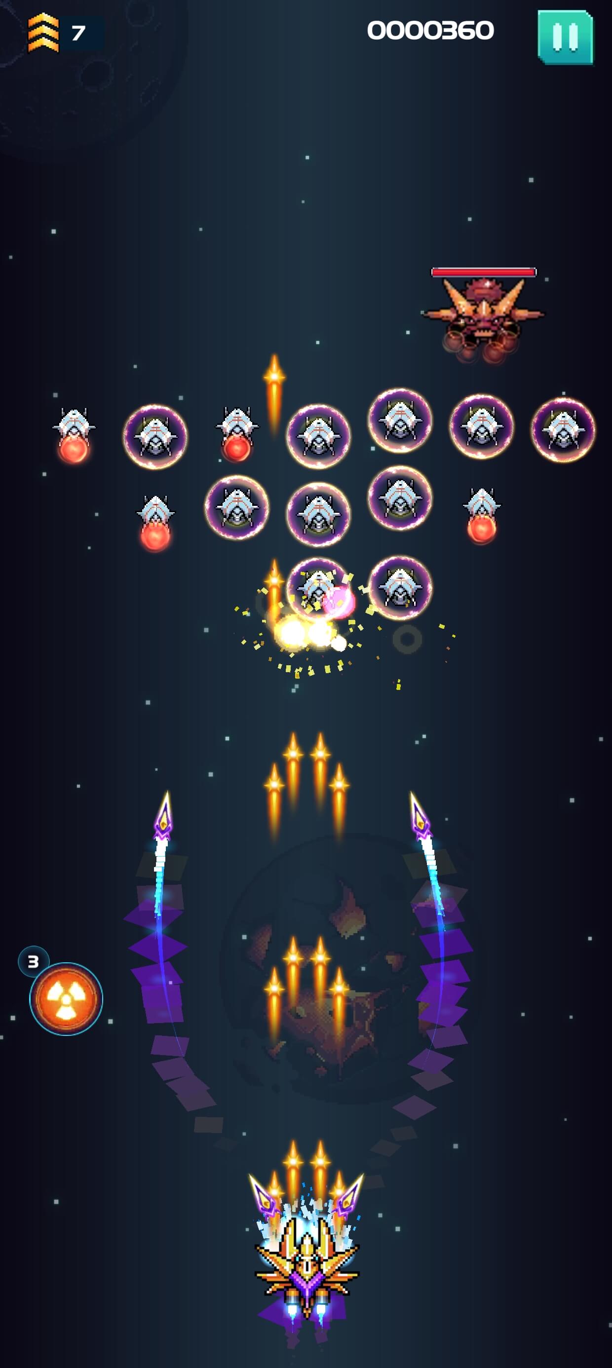 galaxiga,attack shooter,galaxy shooter,alien spaceship,alien shooter